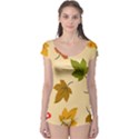 Autumn Leaves Boyleg Leotard  View1