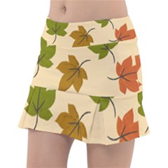 Autumn Leaves Tennis Skorts