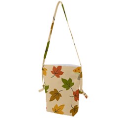 Autumn Leaves Folding Shoulder Bag by DithersDesigns