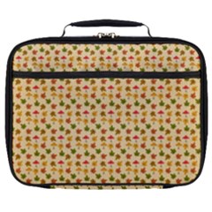 Autumn Leaves Tile Full Print Lunch Bag