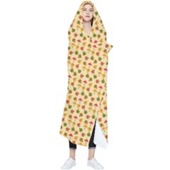 Autumn Leaves Tile Wearable Blanket