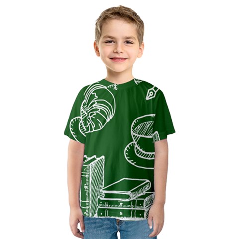 Books And Baked Goods Pattern Kids  Sport Mesh Tee by DithersDesigns