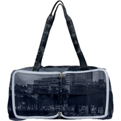 Sunset Coastal Urban Scene, Montevideo, Uruguay Multi Function Bag by dflcprintsclothing