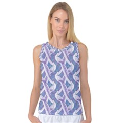 White Peacocks Women s Basketball Tank Top by marynarts