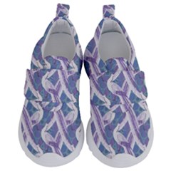 White Peacocks Kids  Velcro No Lace Shoes