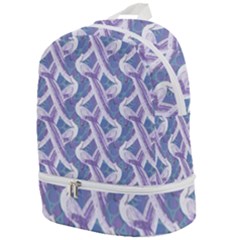 White Peacocks Zip Bottom Backpack