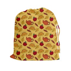 Apple Pie Pattern Drawstring Pouch (2xl) by designsbymallika