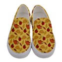 Apple Pie Pattern Women s Canvas Slip Ons View1