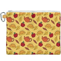 Apple Pie Pattern Canvas Cosmetic Bag (xxxl) by designsbymallika