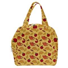 Apple Pie Pattern Boxy Hand Bag by designsbymallika