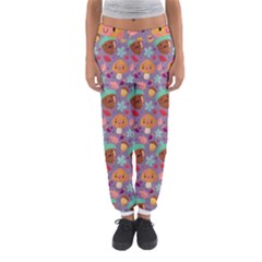 Nuts And Mushroom Pattern Women s Jogger Sweatpants by designsbymallika