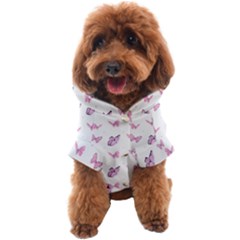 Pink Purple Butterfly Dog Coat by designsbymallika