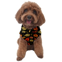 Golden Orange Leaves Dog Sweater by designsbymallika