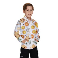 Honey Bee Pattern Kids  Windbreaker by designsbymallika