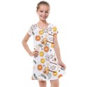 Honey Bee Pattern Kids  Cross Web Dress View1