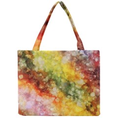 The Drawn Background Grunge, A Multikolor Mini Tote Bag by FloraaplusDesign