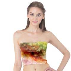 The Drawn Background Grunge, A Multikolor Tube Top by FloraaplusDesign