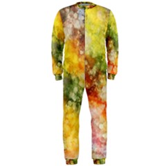 The Drawn Background Grunge, A Multikolor Onepiece Jumpsuit (men)  by FloraaplusDesign