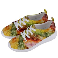 The Drawn Background Grunge, A Multikolor Women s Lightweight Sports Shoes by FloraaplusDesign