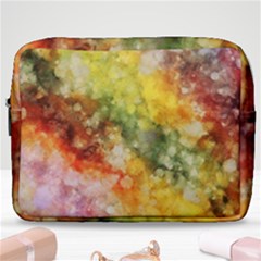 The Drawn Background Grunge, A Multikolor Make Up Pouch (large) by FloraaplusDesign