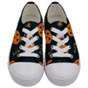 Halloween Kids  Low Top Canvas Sneakers View1