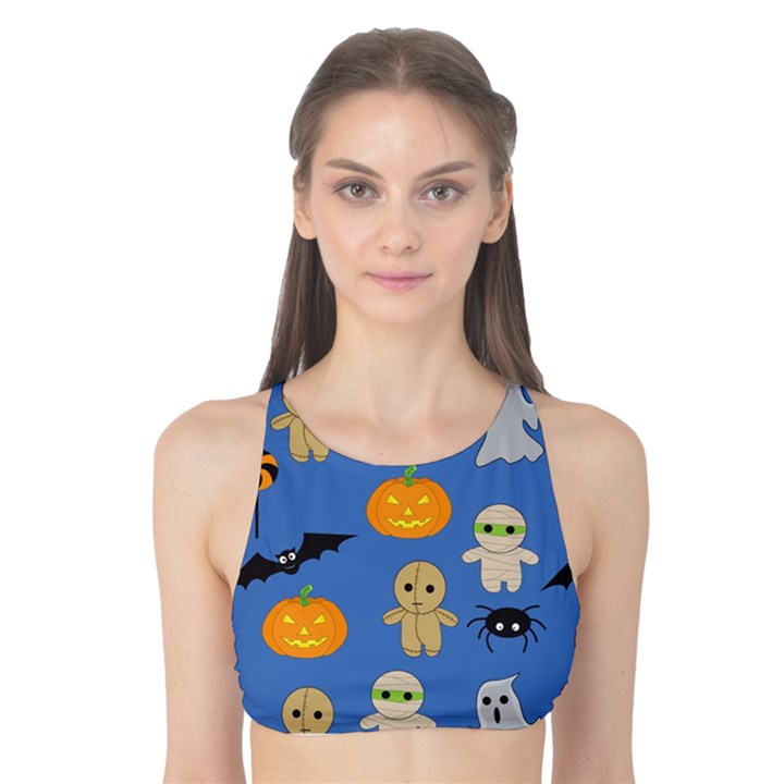 Halloween Tank Bikini Top