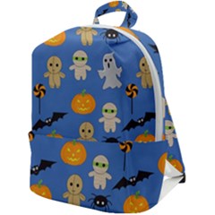 Halloween Zip Up Backpack by Sobalvarro