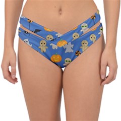 Halloween Double Strap Halter Bikini Bottom