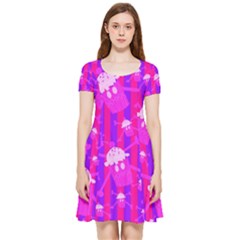 Cupcakelogolines Inside Out Cap Sleeve Dress