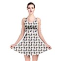 Lady Cat pattern, cute cats theme, feline design Reversible Skater Dress View1