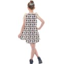 Lady Cat pattern, cute cats theme, feline design Kids  Tie Up Tunic Dress View2