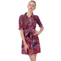 Dragons flames Belted Shirt Dress View1