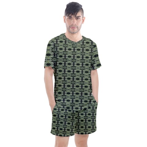 Mo 690 110 Men s Mesh Tee And Shorts Set by mrozarf