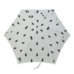 Riding Bike Motif Print Pattern Mini Folding Umbrellas