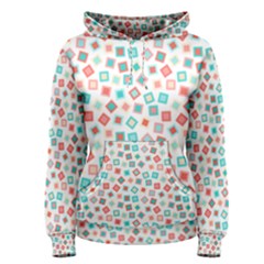 Aqua Coral Women s Pullover Hoodie