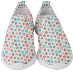 Aqua Coral Kids  Slip On Sneakers by CuteKingdom