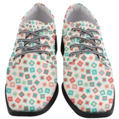 Aqua Coral Women Heeled Oxford Shoes