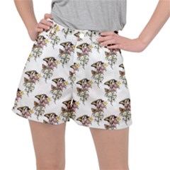 Butterflys On Peonies - By Larenard Ripstop Shorts by LaRenard