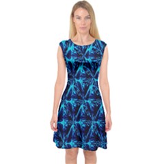 B P  Capsleeve Midi Dress