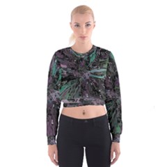 Glitched Out Cropped Sweatshirt by MRNStudios