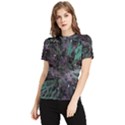 Glitched Out Women s Short Sleeve Rash Guard View1