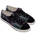 Glitched Out Women s Low Top Canvas Sneakers View3