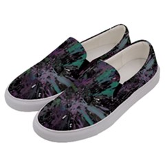 Glitched Out Men s Canvas Slip Ons by MRNStudios