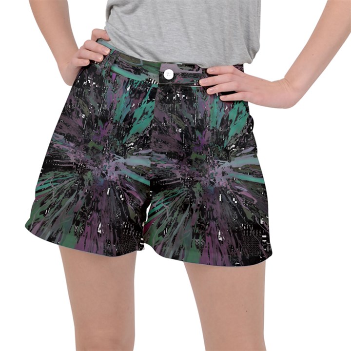 Glitched Out Ripstop Shorts