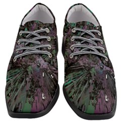 Glitched Out Women Heeled Oxford Shoes by MRNStudios