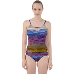 Arid Andean Landscape, La Rioja, Argentina010 Cut Out Top Tankini Set by dflcprintsclothing