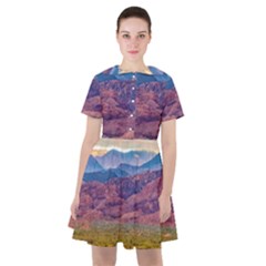 Arid Andean Landscape, La Rioja, Argentina010 Sailor Dress by dflcprintsclothing