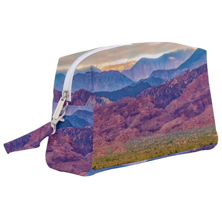 Arid Andean Landscape, La Rioja, Argentina010 Wristlet Pouch Bag (Large)