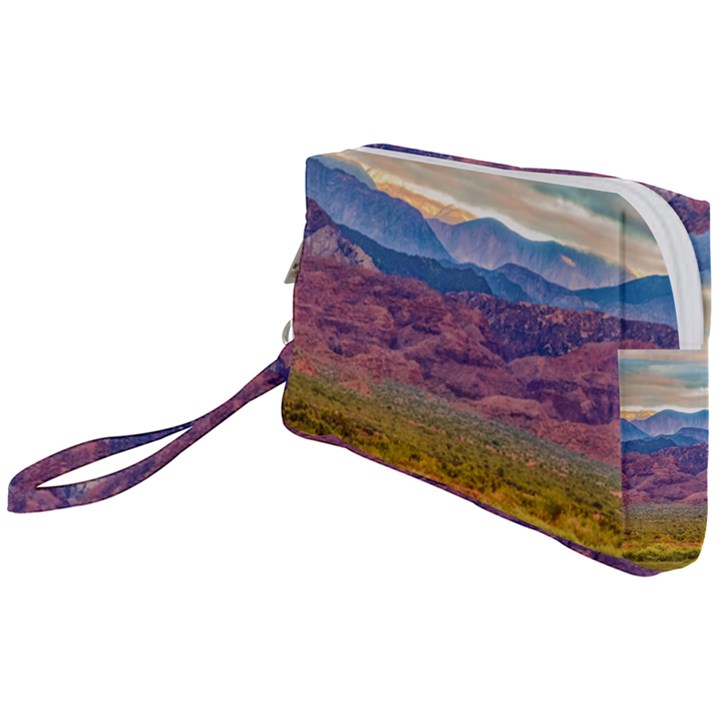 Arid Andean Landscape, La Rioja, Argentina010 Wristlet Pouch Bag (Small)