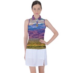 Arid Andean Landscape, La Rioja, Argentina010 Women s Sleeveless Polo Tee by dflcprintsclothing